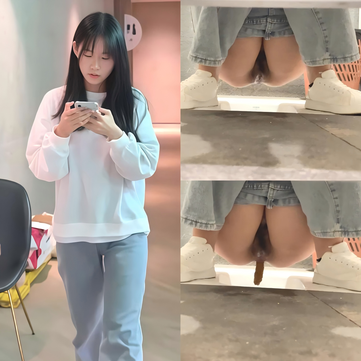 ☀️☀️☀️八月█魔手☛外购█写字楼女厕持拍▶ 拿着手机冲冲而来的文静文员美女妹.png